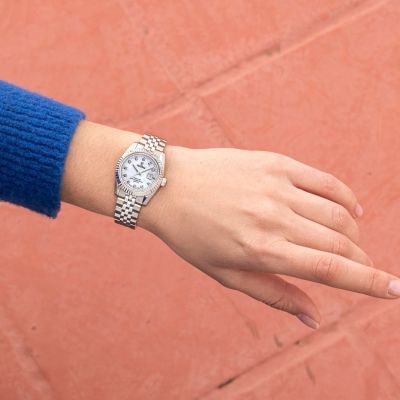 Festina Damen-Uhr Swiss Made Classic Quarz Edelstahl-Armband F20087/1