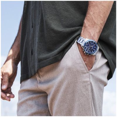 Festina Herren-Uhr Timeless Chronograph Quarz Edelstahl-Band F20560/3