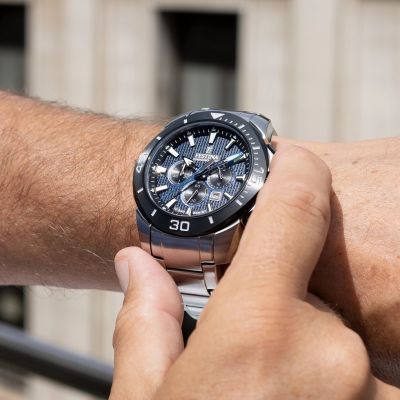 Festina F20641/2 Herren-Uhr Chrono Bike Chronograph Quarz mit Edelstahl-Band