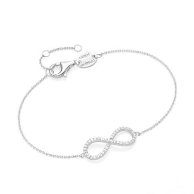 Karat Armband Damen Infinity Zirkonia Sterling Silber204969190