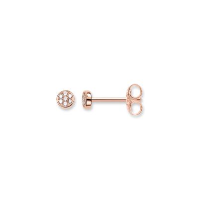 Thomas Sabo H1848-416-14 Ohrstecker Sparkling Circles Rosé-Ton Silber