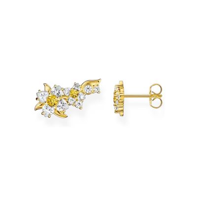 Thomas Sabo Ohrstecker Blume Lovely Daisy Silber Vergoldet H2324-414-4