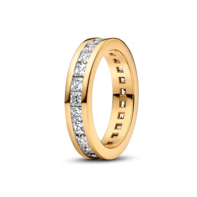 Pandora Ring Damen Unendlichkeit Zirkonia Vergoldet 163797C01 Gr. 52