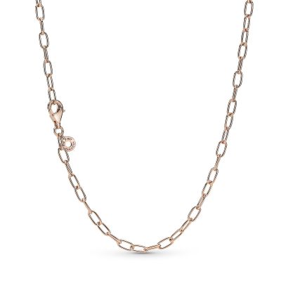 Pandora 389410C00 Gliederhalskette Damen 14k Rosé Vergoldet 50 cm