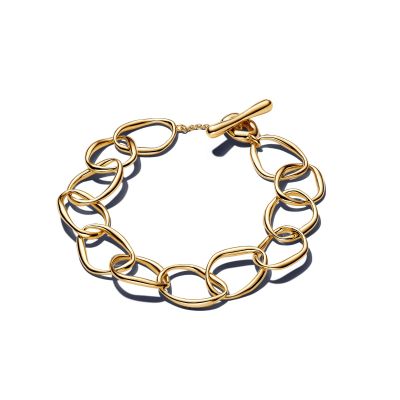 Pandora Gliederarmband Organisch Geformt 14K Vergoldet 20 cm 563864C00