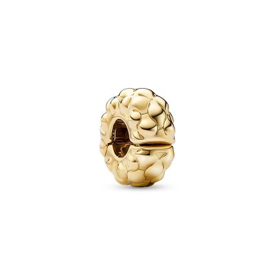 Pandora 762716C00 Clip Damen Charm mit Nieten Vergoldet