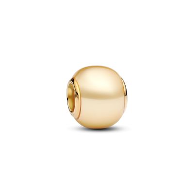 Pandora Charm Damen Kristallperle Gold-Ton Edelmetall 763781C01