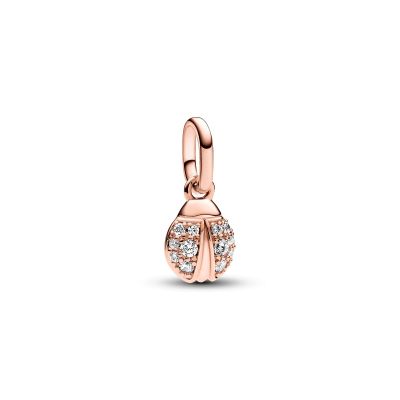 Pandora Me 783043C01 Mini-Charm-Anhänger Glücks-Marienkäfer Rosévergoldet