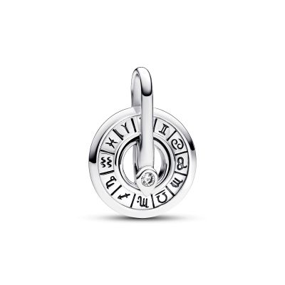Pandora Me 793038C01 Charm-Medaillon Damen Sternzeichenkreis Zirkonia Silber