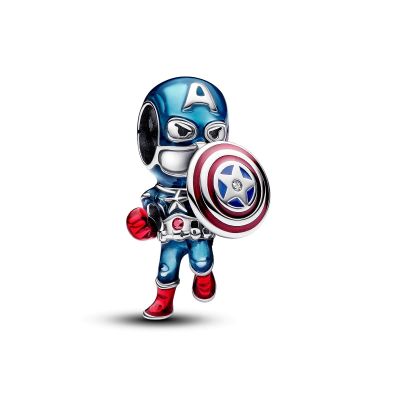 Pandora Marvel 793129C01 Charm The Avengers Captain America Silber