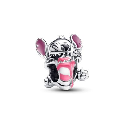 Pandora Disney 793189C01 Charm Damen Stitch Geburtstagstorte Silber