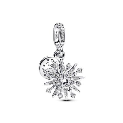 Pandora Charm-Anhänger Funkelndes Feuerwerk Sterling-Silber 793512C01