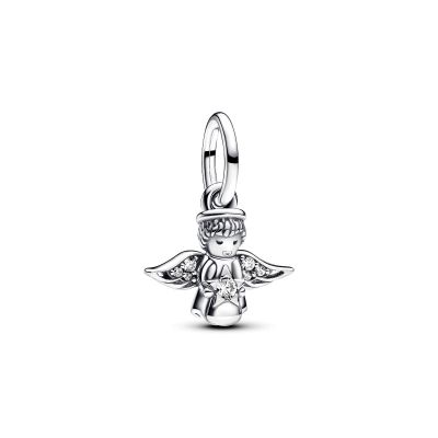 Pandora Charm-Anhänger Funkelnder Engel Zirkonia Silber 793598C01