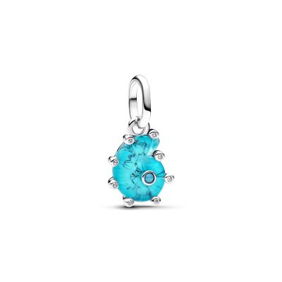 Pandora Me Charm-Anhänger Murano-Glas Meeresschnecke Silber 793900C01