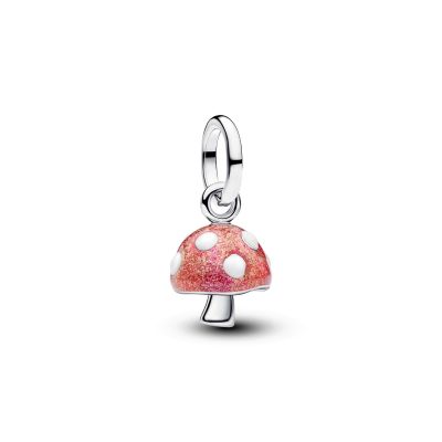Pandora Charm-Anhänger Im Dunkeln Leuchtender Pilz Silber 794376C01