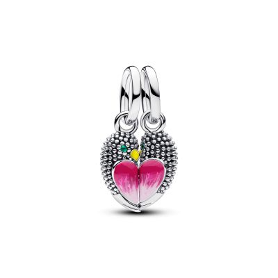 Pandora Charm-Anhänger Turteltauben Teilbar Sterling-Silber 794484C01