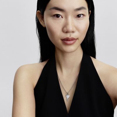 Pandora Anhänger Gravierbarer Herz Schlüssel Sterling-Silber 394353C01