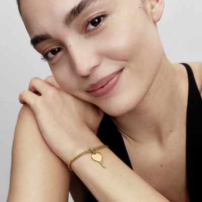 Pandora Anhänger Herz Schlüssel Gravierbar 14K Vergoldet 364353C01