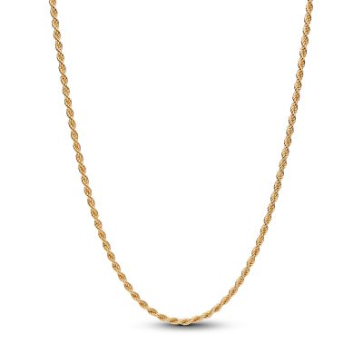 Pandora Halskette Damen Kordel 14 Karat Vergoldet 70 cm 364687C00