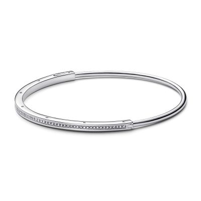 Pandora 592313C01 Armreif Damen Signature I-D Pavé Sterling-Silber