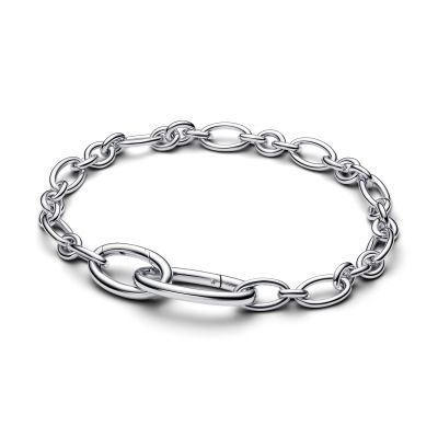Pandora Me Armband Aufklappbare Glieder Oval Silber 594678C00