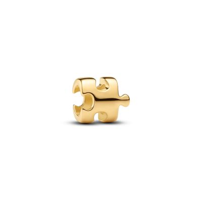 Pandora Mini-Charm Damen Puzzleteil 14 Karat Vergoldet 764514C00
