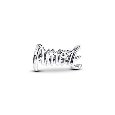 Pandora Charm Damen Amore Schrift Sterling-Silber 794434C00