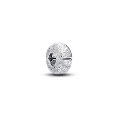 Pandora Clip-Charm Damen Mini Strukturiert Sterling-Silber 794771C00