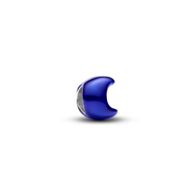 Pandora Mini-Charm Damen Blauer Mond Sterling-Silber 794784C01
