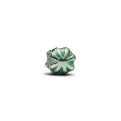 Pandora Mini-Charm Damen Grünes Kleeblatt Sterling-Silber 794817C01