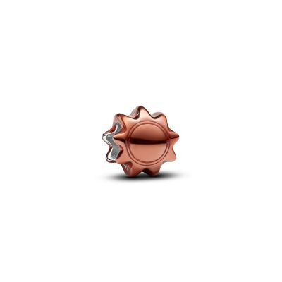 Pandora Mini-Charm Damen Orangefarbene Sonne Sterling-Silber 794818C01
