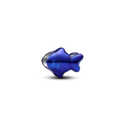 Pandora Mini-Charm Damen Blauer Fisch Sterling-Silber 794899C01