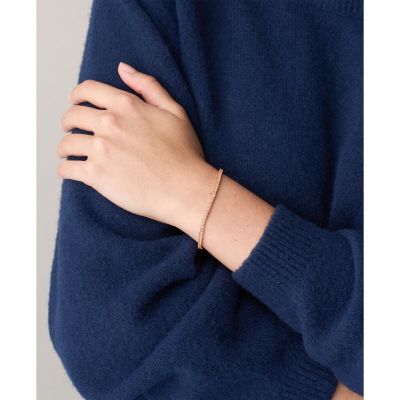 Fossil Tennisarmband Damen Ellis Pavé Metall Roségold-Ton JA7294791