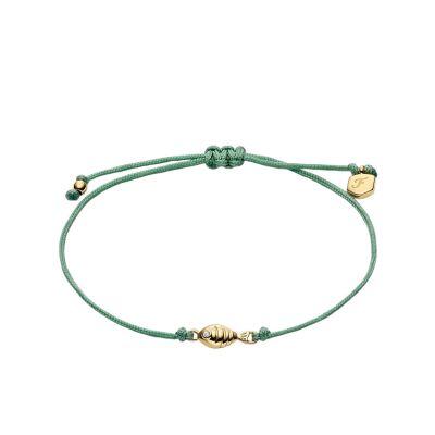 Fossil Armband Damen Sutton Fischanhänger Metall Gold-Ton JA7310710