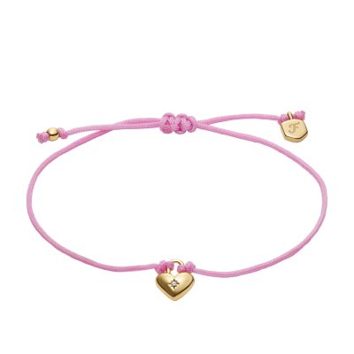 Fossil Armband Sutton Mini Moments Herz Metall Gold-Ton JA7314710