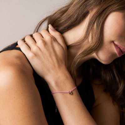 Fossil Armband Sutton Mini Moments Herz Metall Gold-Ton JA7314710