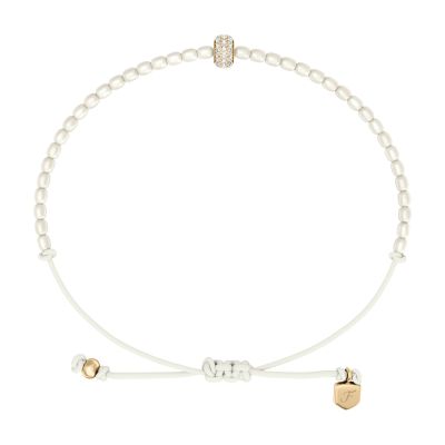 Fossil Armband Sutton Mini Moments Rondelle Metall Gold-Ton JA7323710