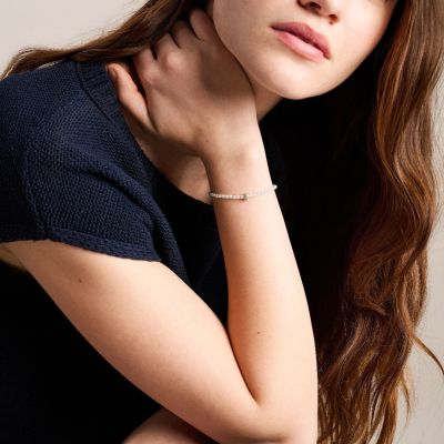Fossil Armband Sutton Mini Moments Rondelle Metall Gold-Ton JA7323710