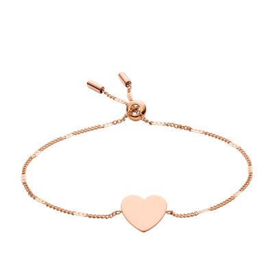 Fossil JF02965791 Armband Damen Classics Heart Edelstahl Rosé
