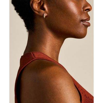 Fossil Ohrringe Harlow Linear Texture Edelstahl Gold-Ton JF04771710