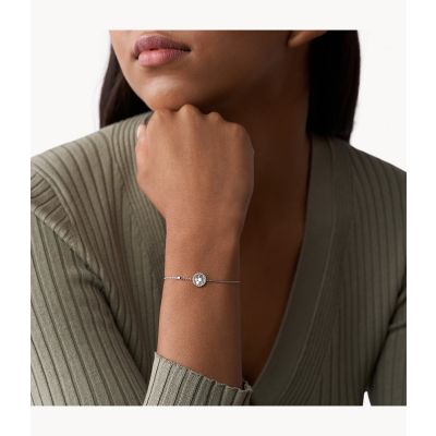 Fossil JFS00519040 Armband Damen Perlmutt Sterling-Silber 