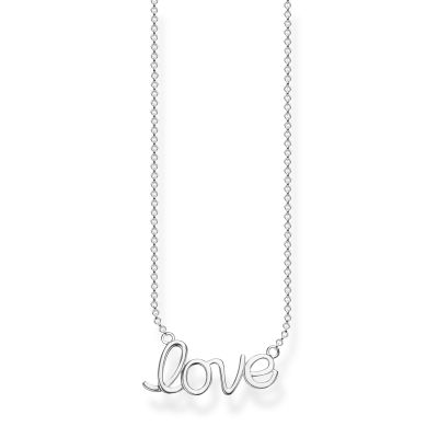 Thomas Sabo KE1847-001-21 Kette Anhänger Damen Love Sterling-Silber 45 cm