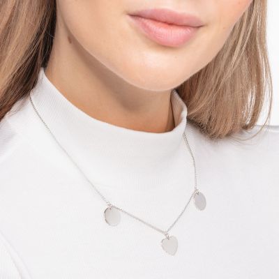 Thomas Sabo KE1959-001-21 Halskette mit Anhänger Damen Drei Coins Silber 