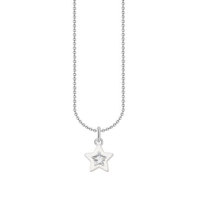 Thomas Sabo Kette-Anhänger Damen Stern Silber KE2235-041-14