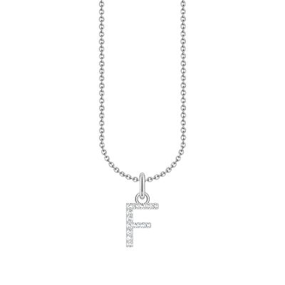 Thomas Sabo Halskette mit Anhänger Damen Buchstabe F Silber SCKE150356