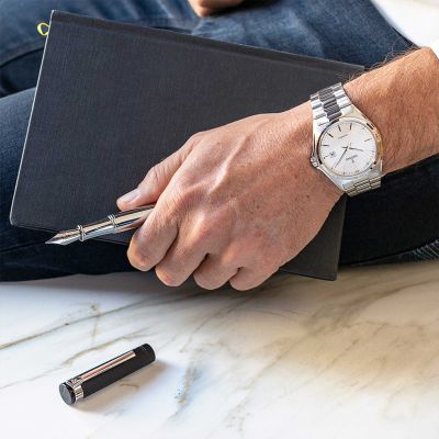 Festina Herren-Uhr Klassik Analog Quarz Edelstahl-Armband F20552/2