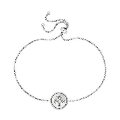 Engelsrufer Armband Damen Lebensbaum Perlmutt Silber ERB-LILTREE-PE