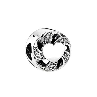 Pandora Charm Damen Liebesband Zirkonia Sterling-Silber 791976CZ