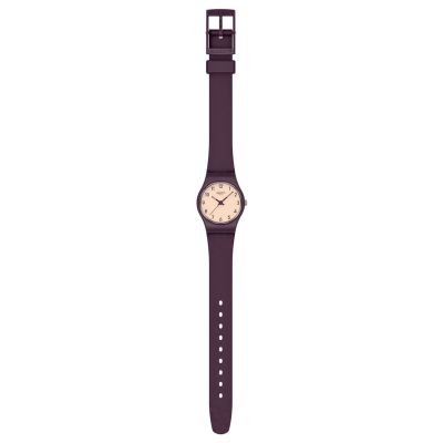 Swatch Armband-Uhr Repeat Chic Analog Quarz Silikon-Band LR138