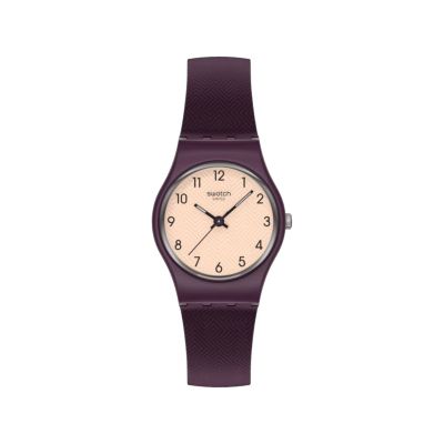 Swatch Armband-Uhr Repeat Chic Analog Quarz Silikon-Band LR138